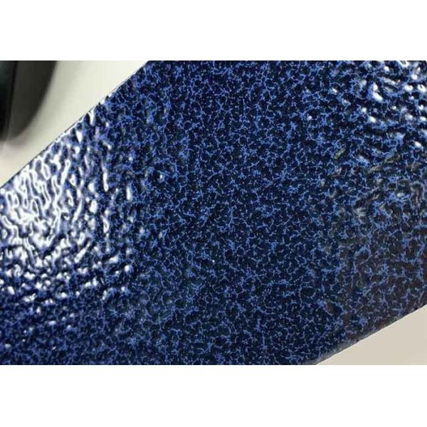 Blue Hammer Texture Thermosetting Outdoor Powder Coating Metallic Effect