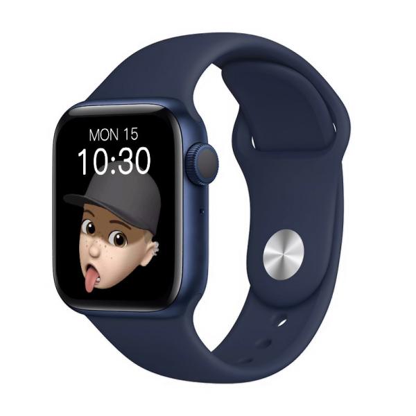 Silicagel Square Shape Smartwatch IPS 320*385 Blood Oxygen Wristband Touch Screen Calendar