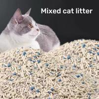 Customized Ultra Absorbent Mixed Cat Litter Fast Clumping Natural Dust Free