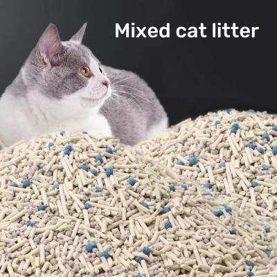 Customized Ultra Absorbent Mixed Cat Litter Fast Clumping Natural Dust Free