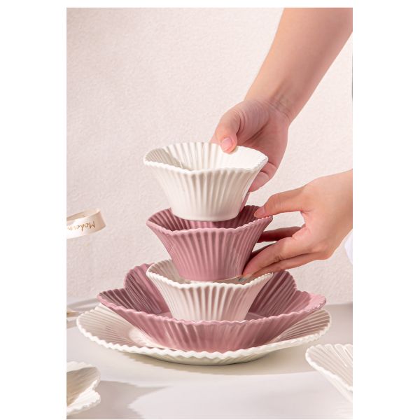 12 Person Party Tableware Table Decorations 16 Pcs Ceramic Dinner Set Nordic Porcelain