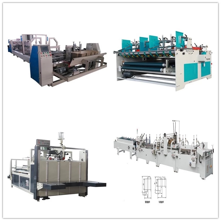 12kw гофрировало машину Gluer папки коробки автоматическую