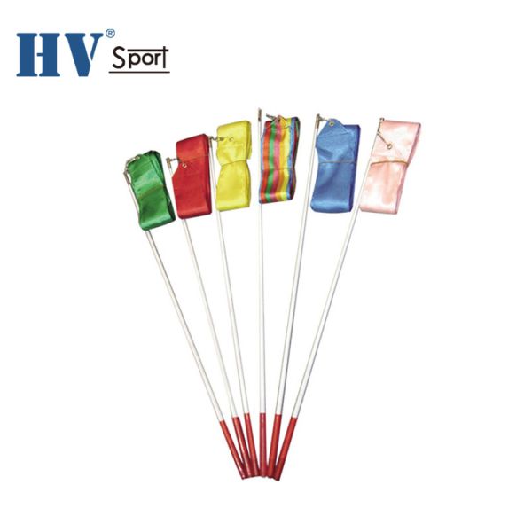 Colorful Artistic Gymnastic Equipment 4m Streamer with Twirling Rod and Custom Logo