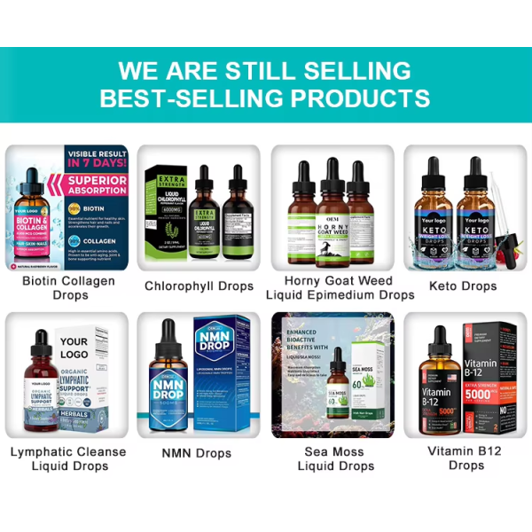 OEM Keto Drops Appetite Suppressant Weight Loss Organic Vegan BHB Keto Drops Liquid  Promotes Skinny Speed Up Ketosis
