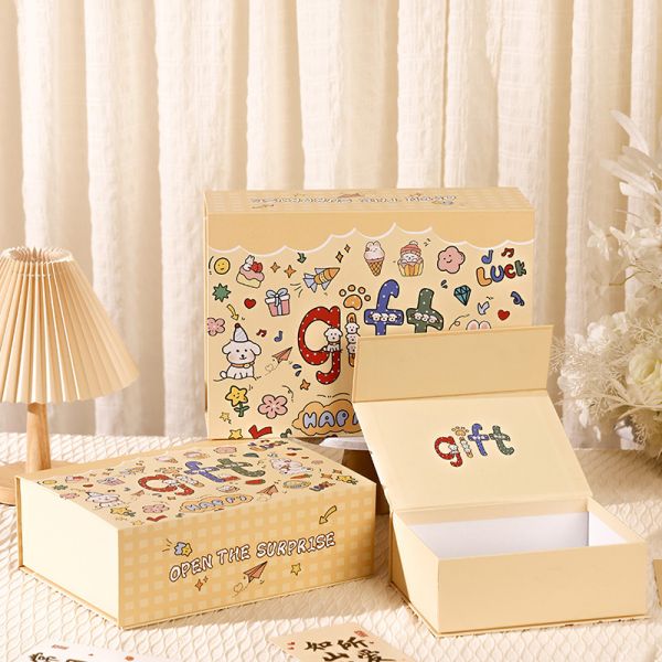 Cartoon Cute Gift Boxes - Birthday Present Boxes, Baby - Themed Boxes Creative Flip - Top Valentine’s Day Gift Boxes