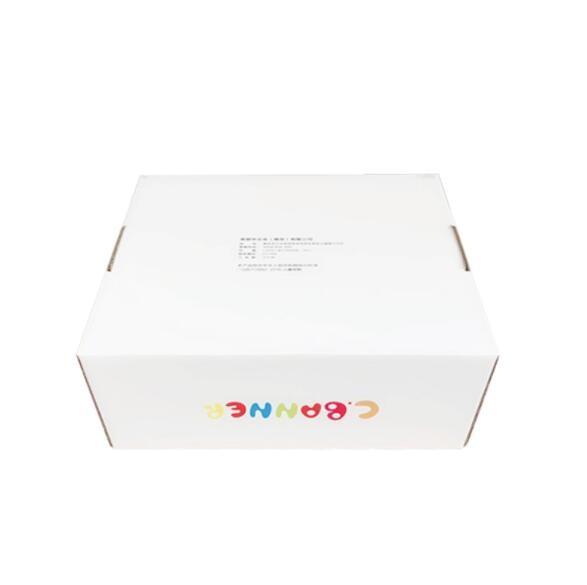 250gsm Corrugated Paper Box UV Varnishing Children Shoes Packaging Box