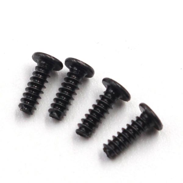 M1.7x5mm Black Zinc Steel Cross Head Machine Screws