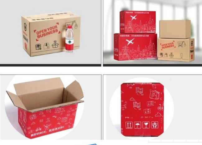 8*3.5*1.4 acanaló la máquina de la caja del cartón que empaquetaba imprimiendo ranurar