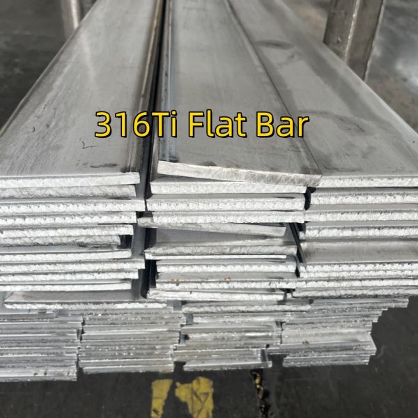 ASTM A240 Горячее прокат DIN1.4571 316Ti нержавеющая сталь Плоская стойка SS316Ti Плоская стойка 100*10*6000 мм