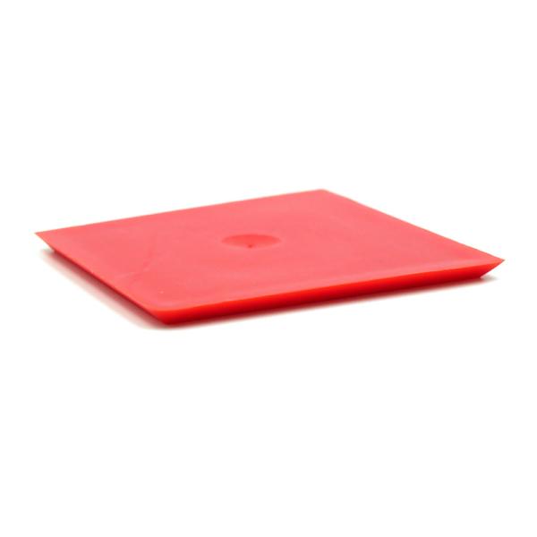 Lightweight  Red Silicone Sealant Spatula 3/16 Thick Silicone Caulk Scraper