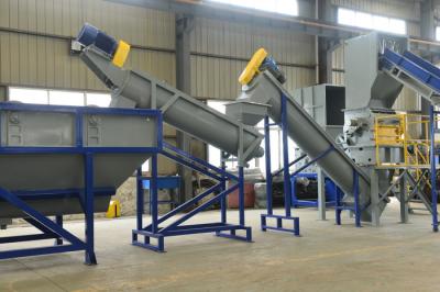 Large Capacity Plastic Film Recycling Machine / Pe Pp Film Washing Line