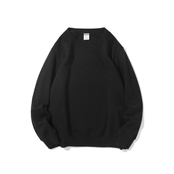 Winter Fleece Oversized Pullover Hoodie Sweatshirt Custom Logo Unisex Plain Crew Neck