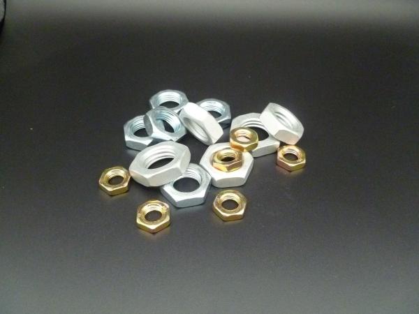M16-1.5/M16-2.0 DIN439 Hex thin nut Yellow Zinc Plated,Zinc Plated,Carbon steel Grade 8.8 Class,DIN936