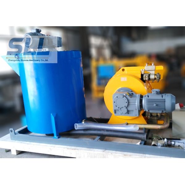 12m³/H Capacity Industrial Hose Pump / Squeeze Pump Concrete No Pollution