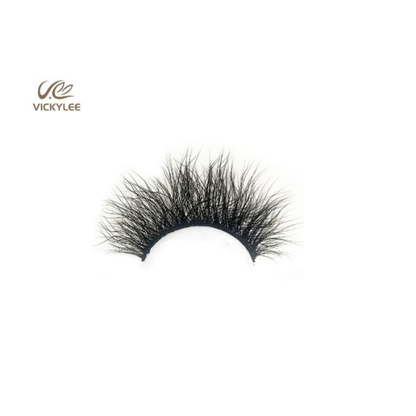 Human Hair 100% Handmade ODM Dramatic False Eyelashes