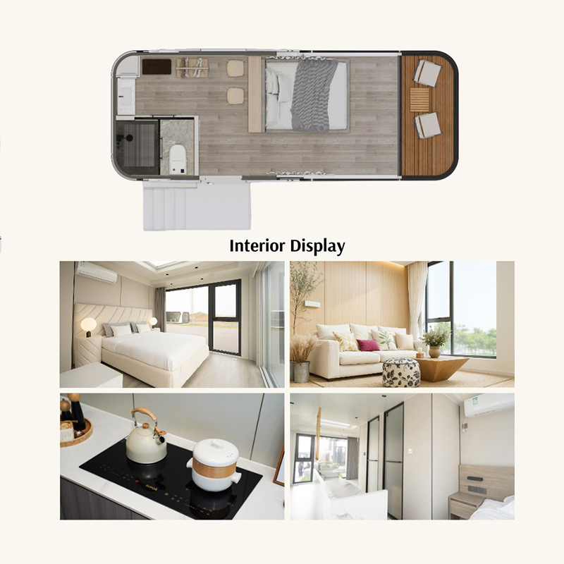 Modern Space Capsule Cabin Hotel Container Home Pod Outdoor Movable Soundproof Eco Friendly Tiny Luxury