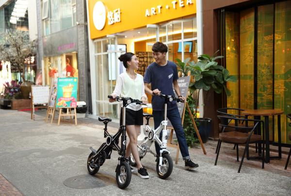 Max Range 40KM E Bike Folding Mini Electric Bike With 36V Voltage 8.5AH Lithium Battery
