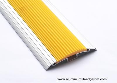 Anti Slip Aluminium Floor Trims Adjustable Height / Edge Transition Floor Tile Beading
