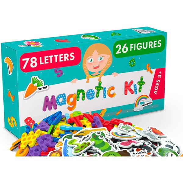 Colorful EVA Foam Magnetic Activity Set Magnetic Shape Puzzles for Toddlers Educational Toy to Enhance Logical Thinking and Creativity