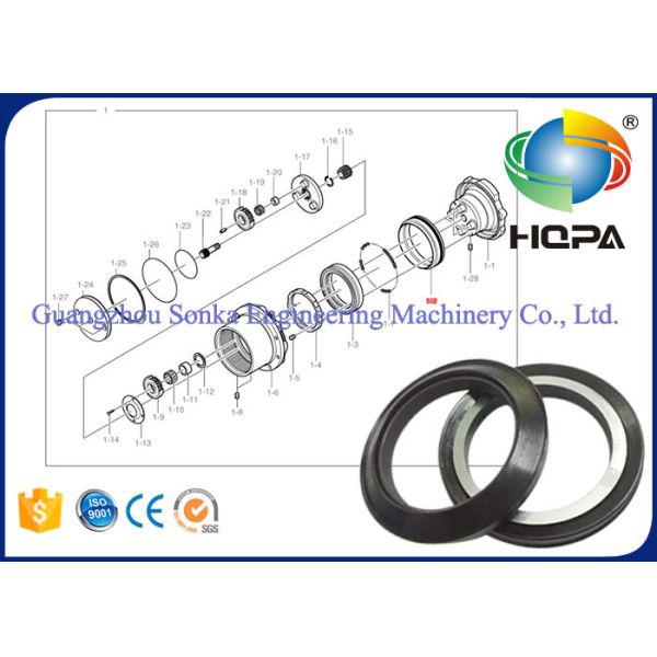 Экскаватор разделяет роторное уплотнение масла К9003721, гидравлические наборы Э