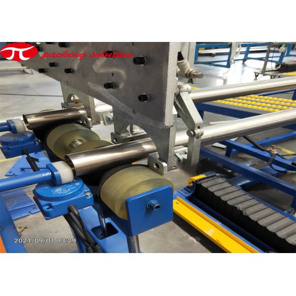 Автоматическая стальная длина транспортера машины упаковки горизонтальная 2-9m трубки