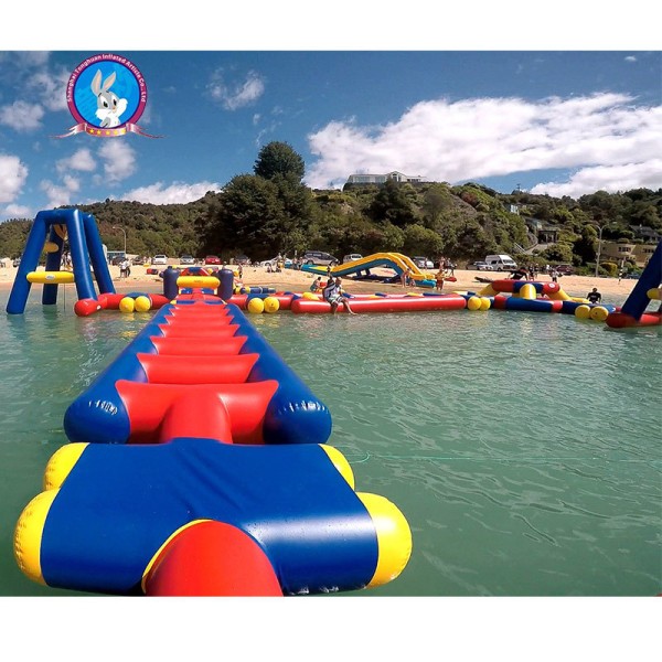 Shanghai Tonghuan Water Park Design Build Beach Inflatable Floating Water Park for Lakes River and Sea