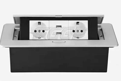 Residential Conference Table Pop Up Outlets With USB Type C