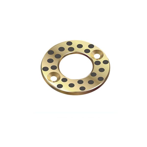 SOBW Washer, Self-Lubricating Embedded Graphite Bronze, Copper Sliding Washer