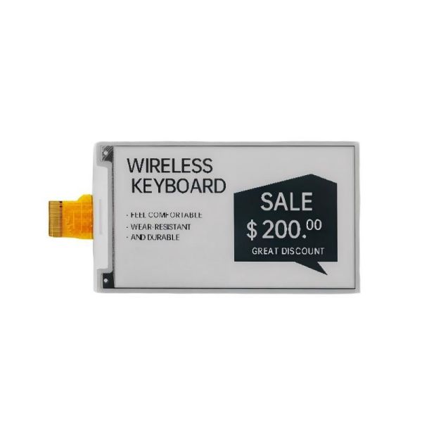 24pin Black White 2 Colour E Paper Display 3.7 Inch 240×416 Resolution