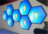 IP65 Panneaux muraux hexagonaux extérieurs à LED pour la publicité commerciale