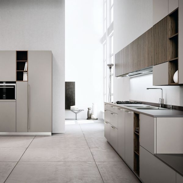 Armoires personnalisées Meubles automatiques Design haut de gamme Armoire de cuisine en bois massif mélamine