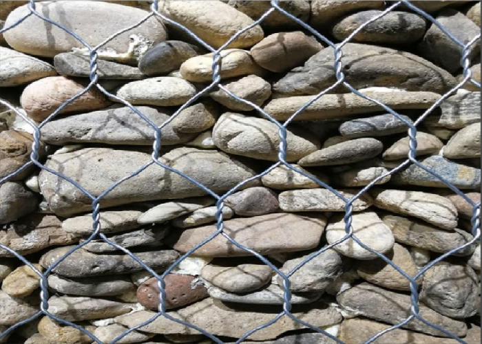 Durable Stone Filled Gabion Wire Mesh For Retaining Walls And Erosion Control