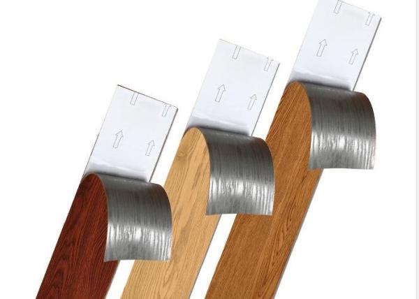 Construction Project Use 0.07mm Wear Layer 2.0mm Peel And Stick Vinyl Wood Planks Flooring