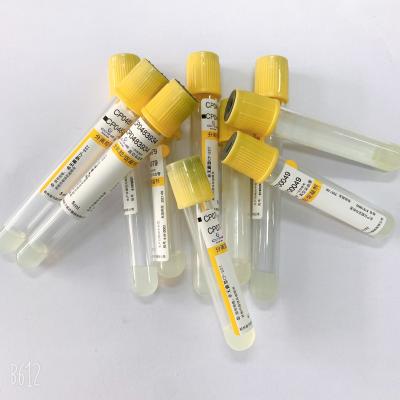 Tubo plástico/de vidro do ativador do coágulo do gel para o teste bioquímico do soro da emergência