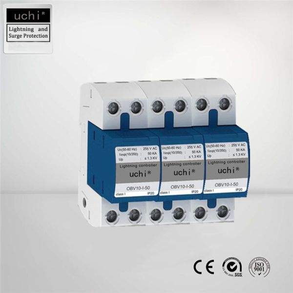 220V солнечный Dc Spd, Arrester молнии на класс 2 3P солнечной системы