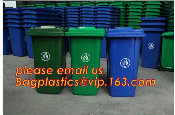 garden rubbish barrel, Wheeled Trash Can Outdoor new design waste bin, punching dustbin, recycle trash storage bin