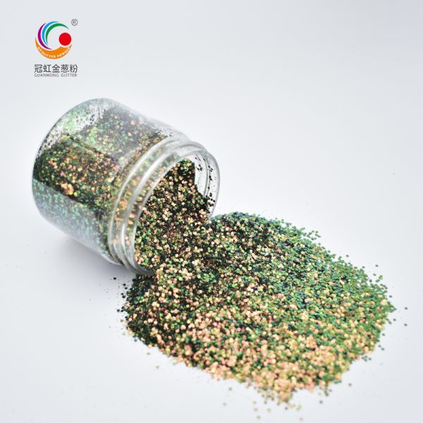 Christmas Craft Chameleon Loose Sparkles Mix Chunky Loose Body Glitter Powder Bulk