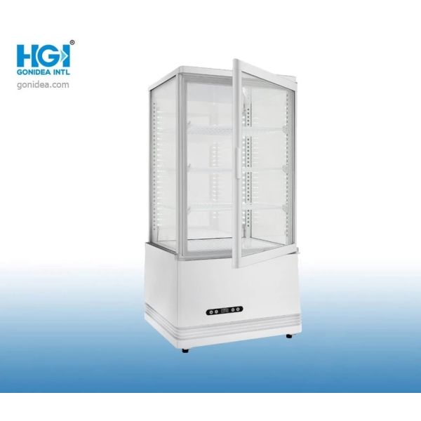 положение пола безшумного чистосердечного охладителя витрины 78L белое черное