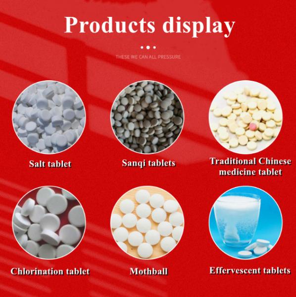 Tablet pill press machine suitable for small-scale production