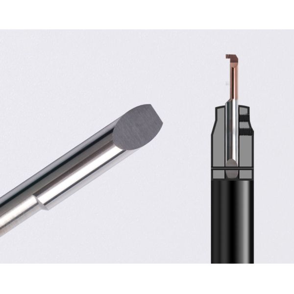 Tungsten Internal Grooving Boring Bar HRC60 Small Inner Hole