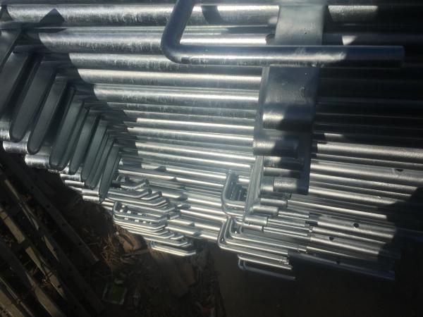 Zinc Coated Steel Pedestrian Crowd Control Barriers For Sport Ground