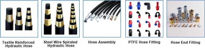 Braided 3.45MPa Flexible Hoses Silver PTFE Fuel Line Oil Cooler Hose