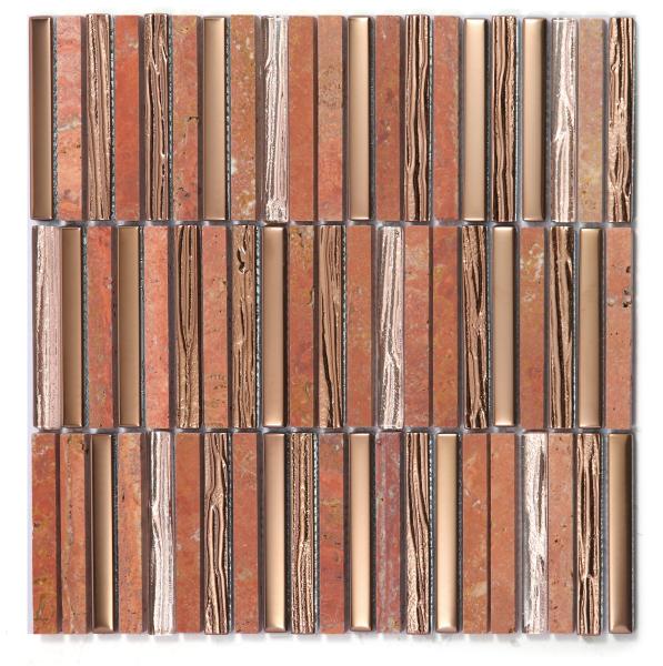 Stunning 282x294mm Interior Wall Natural Stone Mosaics For Dining Room and Creative Decoration