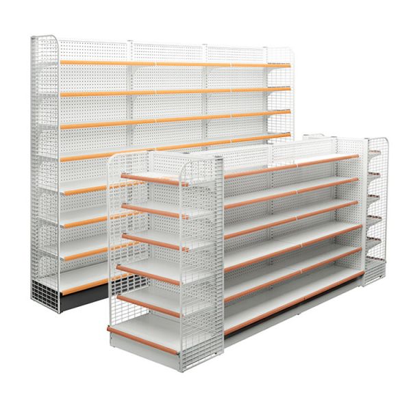 Easy Installation Supermarket Rack System Super Market Racks With Customized Logos