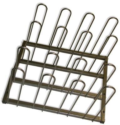 Metal Display Vinyl Roll Wall Rack / Industrial Wall Mount Vinyl Storage Rack