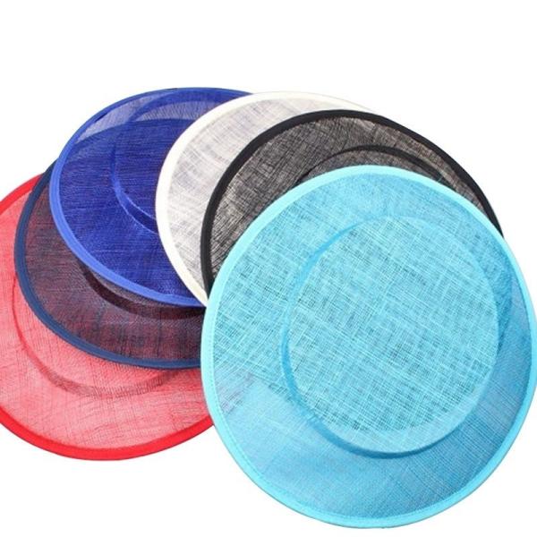 Chapéu de graduação decoração Sinamay Fascinator Chapéu Base para um olhar chique