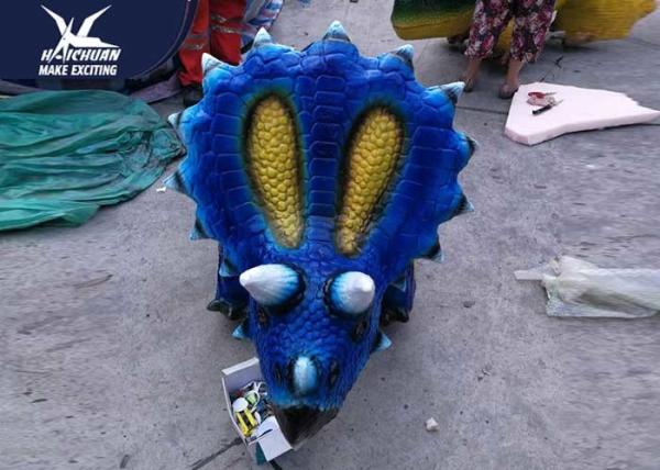 Customized Color Electric Animal Scooters / Motorized Plush Riding Animals