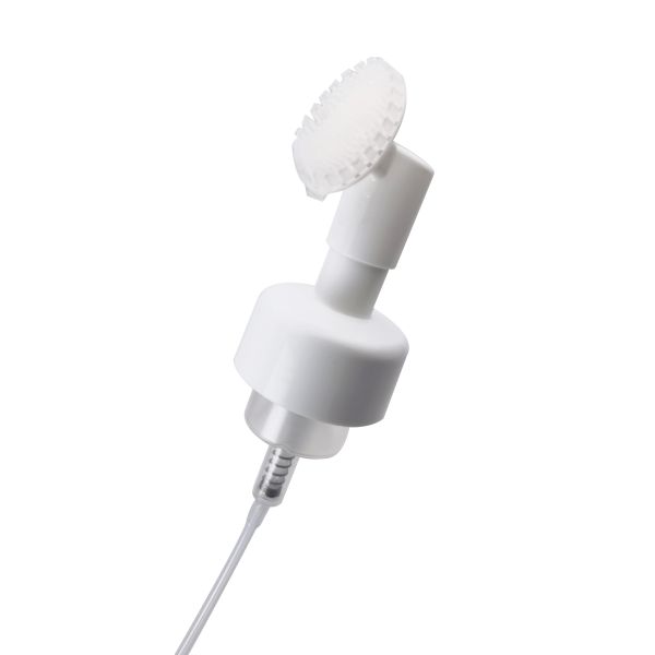 42MM Foam Soap Dispenser Pump Plastic Bumb With Silicone Brush