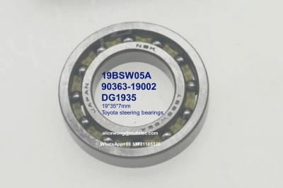 19BSWD05A 90363-19002 DG1935 Non-standard Deep Groove Ball Bearings 19x35x7mm for Toyota Steering Part