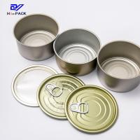 En argent ou sur mesure 180 ml boîte d'étain D83x38mm Emballage métallique pour les aliments
